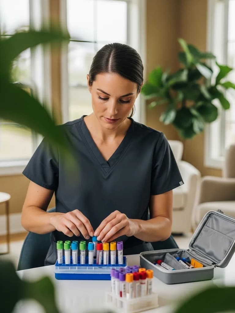 Lab specimen tubes and collection supplies — at-home lab kit draws by Speedy Sticks